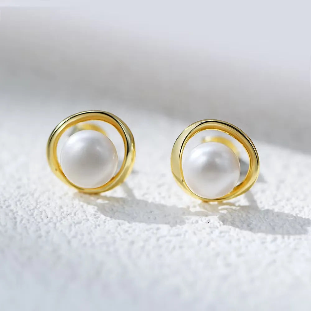 Brincos Trevo Floral com Zircónia