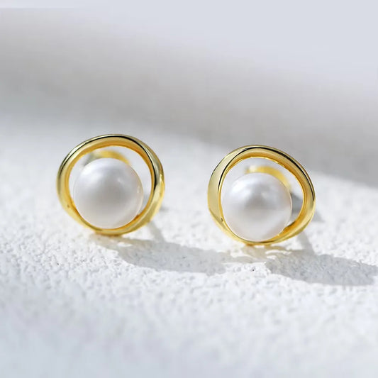 Brincos Trevo Floral com Zircónia