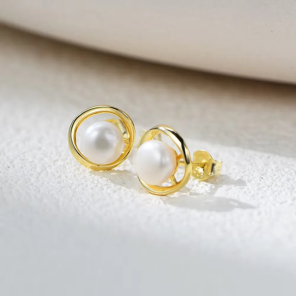 Brincos Trevo Floral com Zircónia