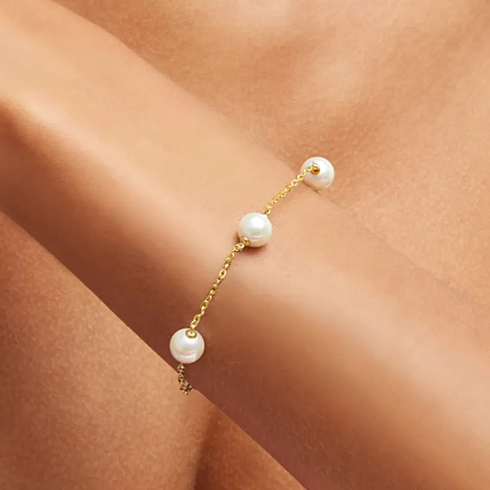 Pulseira de Pérola de Água Doce