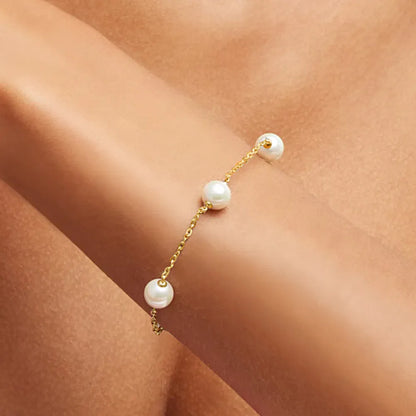 Pulseira de Pérola de Água Doce