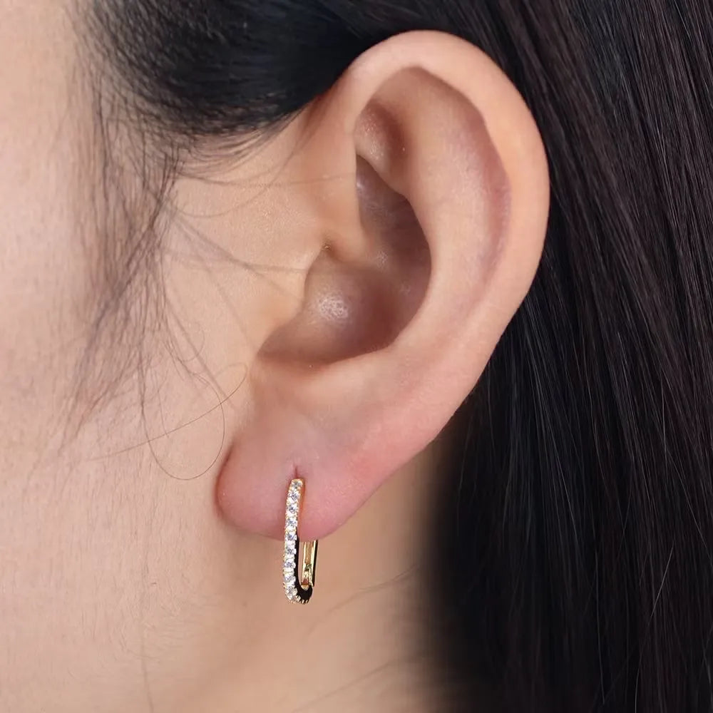 Argolas Ovaladas com Zircónias